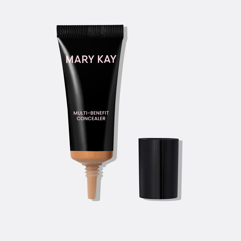 Black Mary Kay&trade; Multi-Benefit Concealer Bottle in Medium 3 with the cap removed, showcasing the needle nose