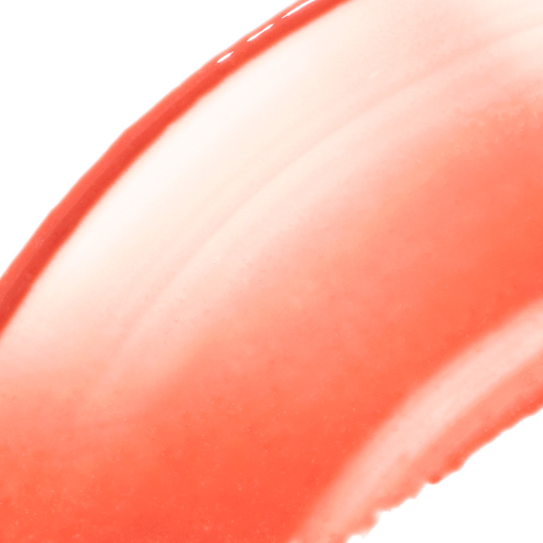 Produkt-Swatch des limitierten Mary Kay Tinted Lip Balm in Coral Blaze
