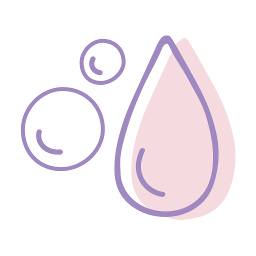 Illustration von Fetts&auml;uren &ndash; Hautpflegeinhaltsstoffe, die f&uuml;r ihre feuchtigkeitsspendenden und lindernden Eigenschaften bekannt sind