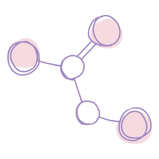 Illustration des Hautpflegeinhaltsstoffs Glykols&auml;ure &ndash; auch bekannt als Acetyls&auml;ure oder AHA