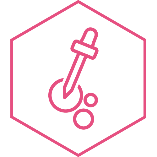 Illustration von Glycerin (eine Pipette mit Tropfen einer Fl&uuml;ssigkeit)